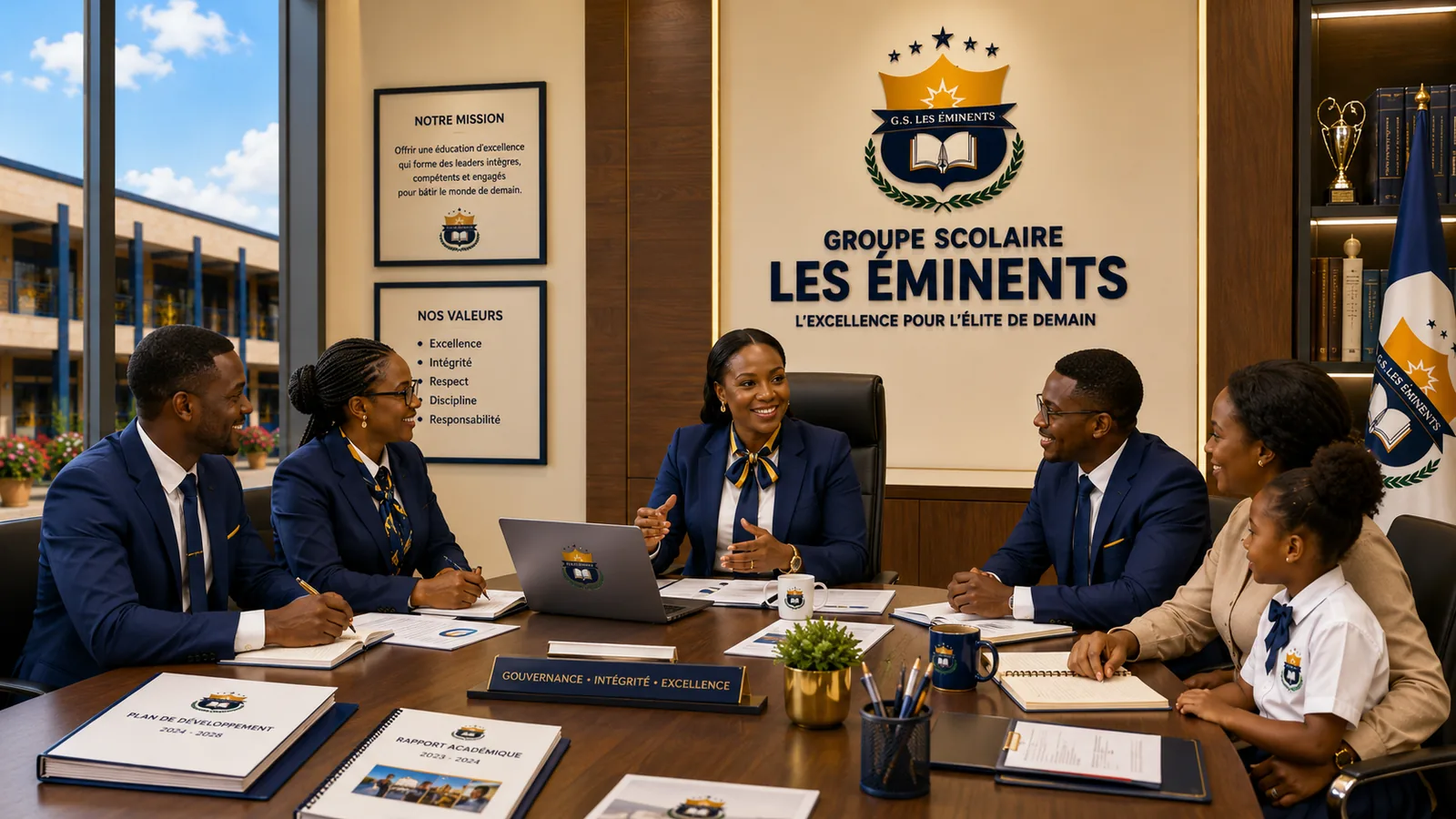 Une démarche structurée et vérifiable — illustration institutionnelle du GROUPE SCOLAIRE LES ÉMINENTS