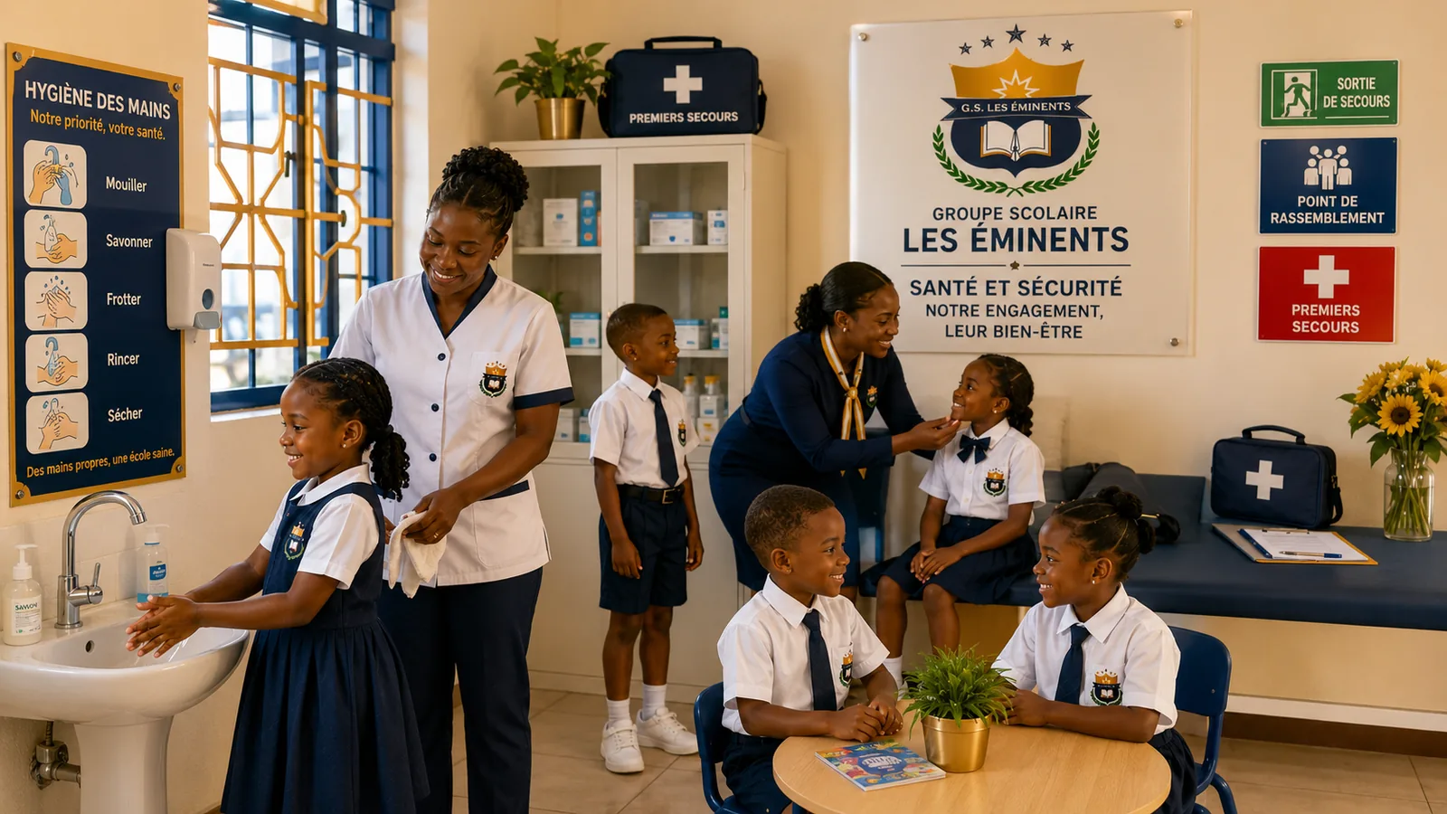 La protection de l’enfant est non négociable — illustration institutionnelle du GROUPE SCOLAIRE LES ÉMINENTS