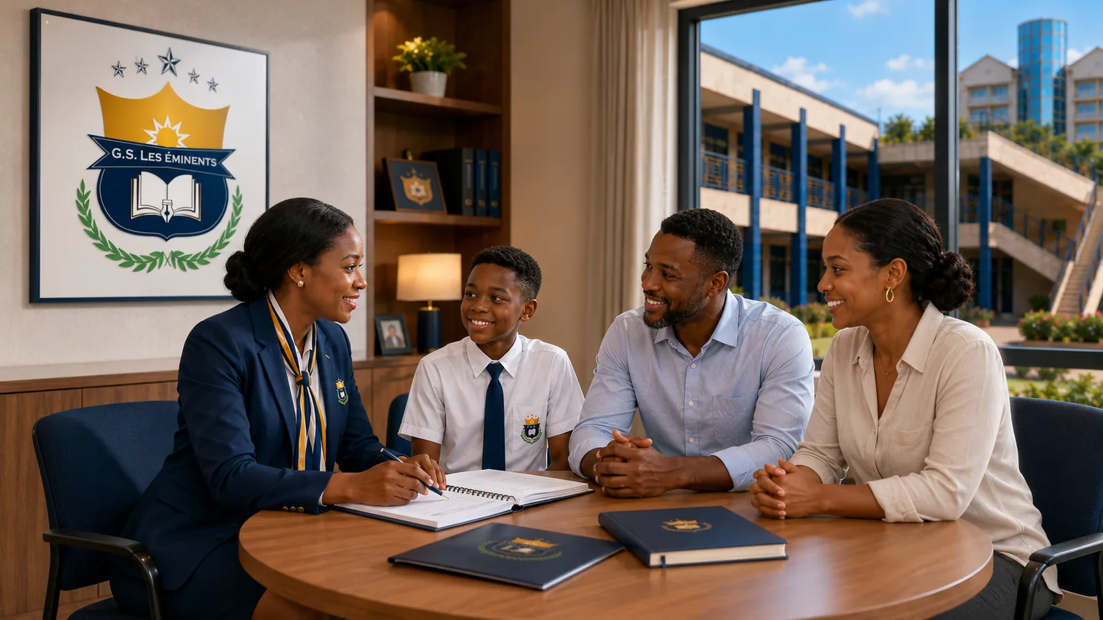 Partenariat école–famille au GROUPE SCOLAIRE LES ÉMINENTS — illustration institutionnelle