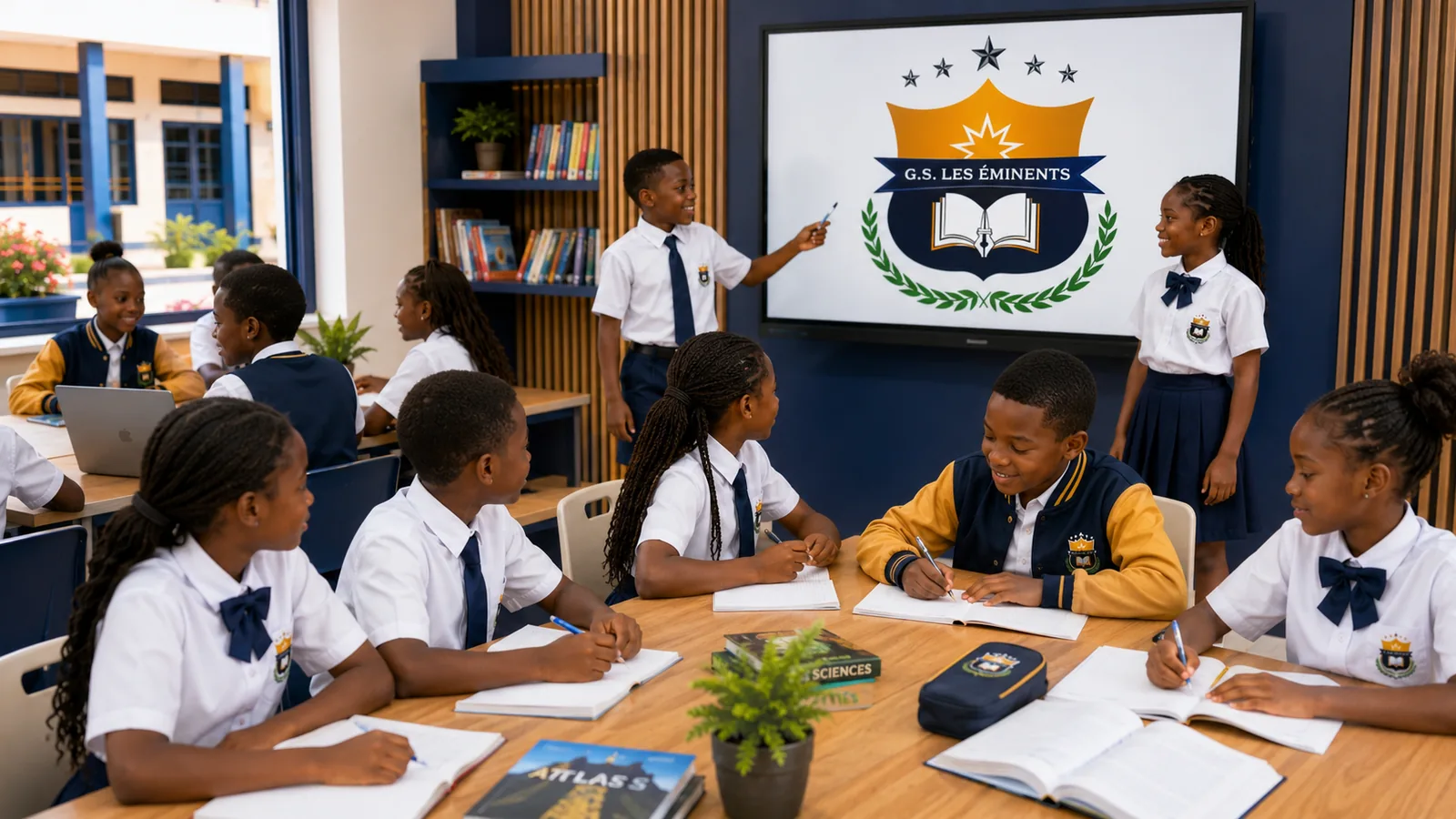 Des programmes adaptés à chaque étape — illustration institutionnelle du GROUPE SCOLAIRE LES ÉMINENTS